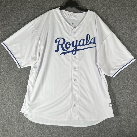 Majestic Other - Majestic Eric Hosmer #35 Kansas City Royals Jersey White Adult 5XL